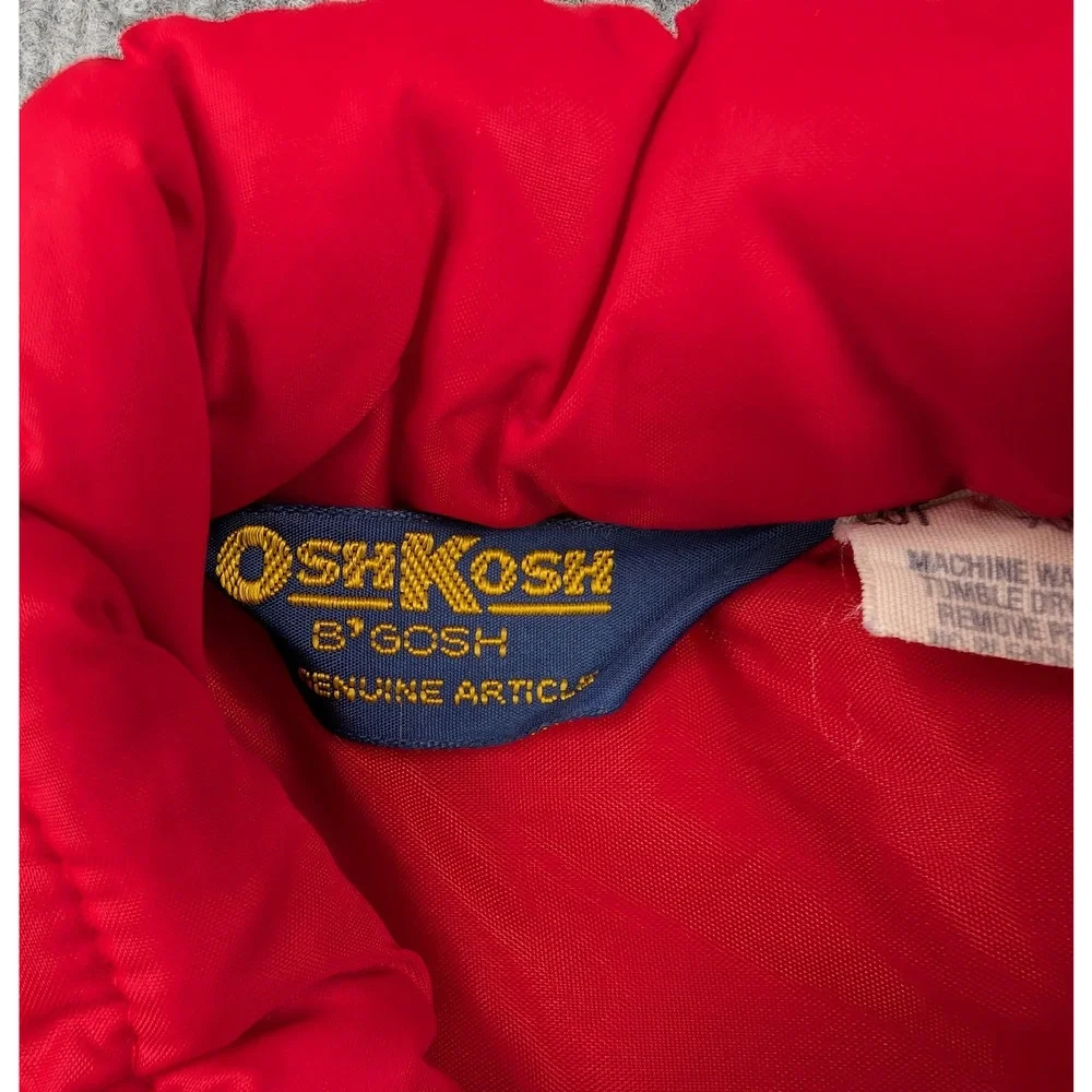 Vintage OshKosh B'Gosh Puffer Vest Kids 3 Regular Toddler Genuine Article